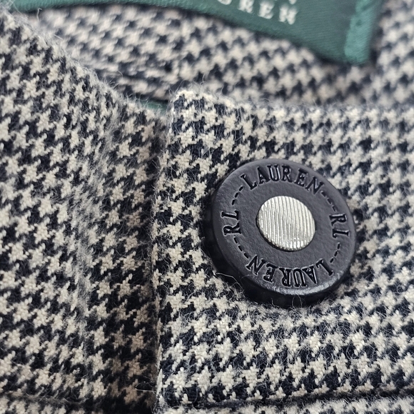 Ralph Lauren Black and White Houndstooth Pants - Picture 12 of 14